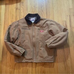 Vintage DICKIES Men’s Large Detroit Blanket Lined Canvas Jacket EMBROIDERED READ